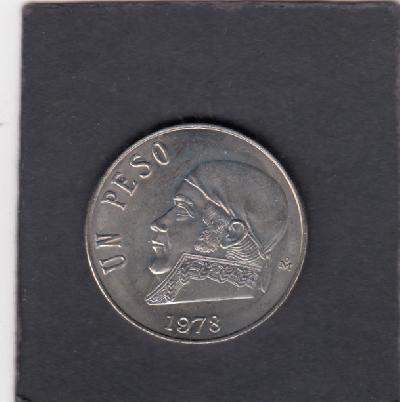 Beschrijving: 1 Peso PAVON closed 8